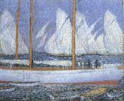 A Procession of Yachts